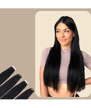 Steife Haftende Extensions Schwarz prix