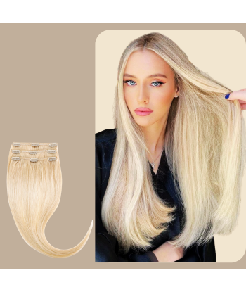 Extensions Clips Raides Blond Platine livraison et retour toujours gratuits