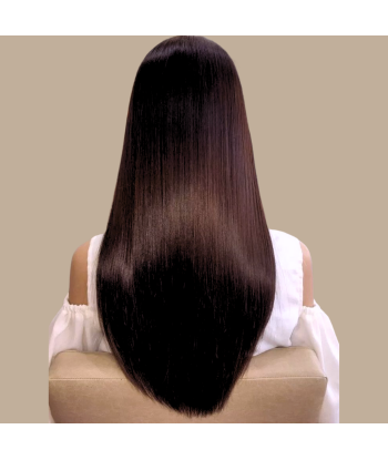 100 Glatte Keratin-Extensions Braun Voir les baskets