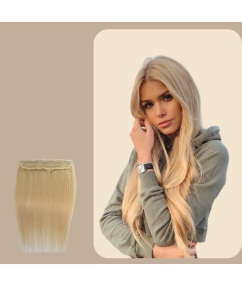 Clip Extension Straight Platinblond Mono Maxi-Volumen-Band français