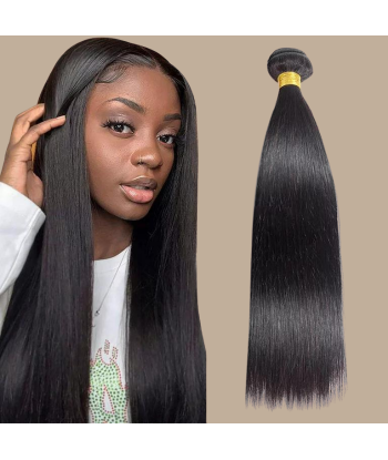 Weben Jungfräuliches Haar Human Hair Straight 7A Dunkelbraun 1B 100 Gr de France