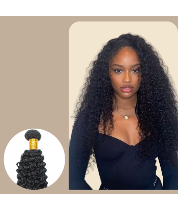 Haarglättung Jungfräuliches Haar Human Hair Kinky Curly 7A Dunkelbraun 1B 100 Gr vente chaude votre 