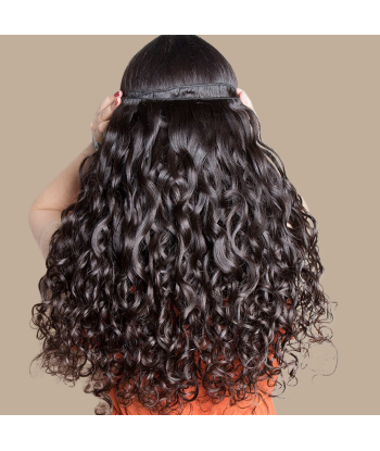 Haarglättung Jungfräuliches Haar Human Hair Water Wave 7A Dunkelbraun 1B 100 Gr Les magasins à Paris