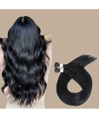 50 Premium Keratin Extensions Glatt mit I-Spitze shop