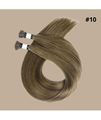 50 Premium Keratin Extensions glatt mit I-Spitze 10 solde