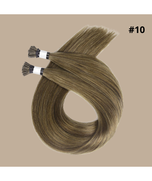 50 Premium Keratin Extensions glatt mit I-Spitze 10 solde