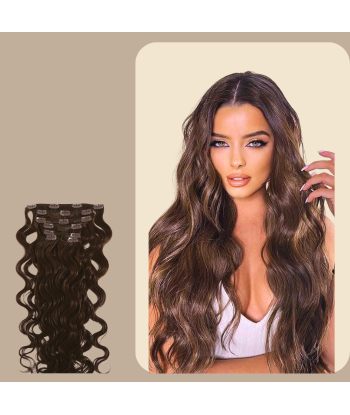 Extensions Clips Ondulées Chocolat Toutes les collections ici