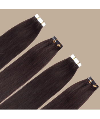 Extensions Adhésives Raides Brun la chaussure