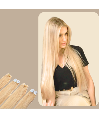 Extensions Adhésives Raides Blond 2024