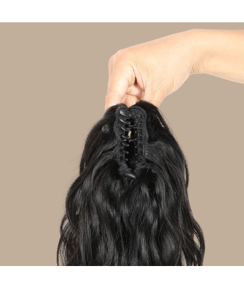 Queue de cheval Ponytail  Noir à Pince Naturel Remy Hair Body Wave pas cher 