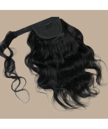 Queue de cheval Ponytail  Noir Ruban Magique Remy Hair Body Wave En savoir plus