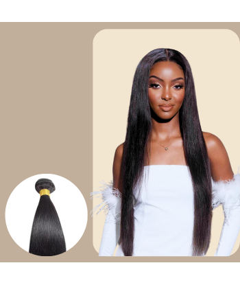 Tissage Cheveux Vierge Human Hair Straight 7A Brun Foncé 1B 100 Gr 50% de réduction en Octobre 2024