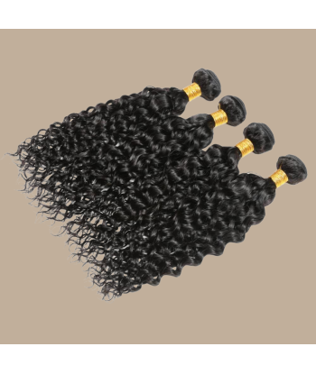 Tissage Cheveux Vierge Human Hair Kinky Curly 7A Brun Foncé 1B 100 Gr pas chere