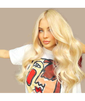 Tissage Cheveux Vierge Human Hair Body Wave 7A Blond Platine 613 100 Gr soldes