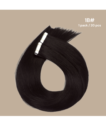 Extensions Adhésives / tapes raides Premium Russian Hair 1B prix