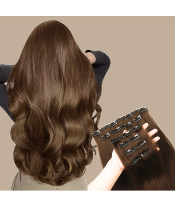 Extension à Clips Premium Russian Hair 6 en linge