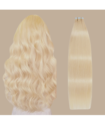 Extensions Adhésives / tapes raides Premium Russian Hair 24 en linge