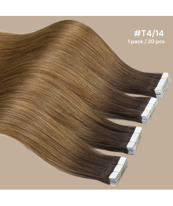 Extensions Adhésives / tapes raides Premium Russian Hair T4/14 meilleur choix