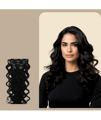 Wave Clip Extensions Zwart pas chere