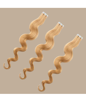 Extensions Adhésives Ondulées Blond de votre