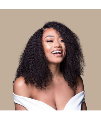 Afro krullend bruin 120g Clip-In Extensions Kit le concept de la Pate a emporter 