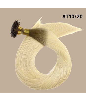 100 Premium Keratine Extensions Steil Met Platte Punt T10/20 50-70% off 