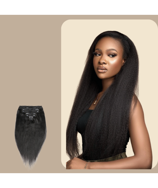 Extensions à Clips Yaki Straight Noir livraison et retour toujours gratuits