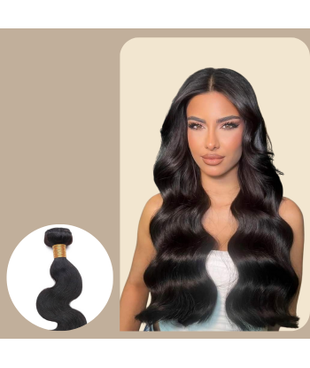 Tissage Vierge Ihmisen hiukset Body Wave 7A Brun Foncé 1B 100 Gr 100 Gr Les magasins à Paris