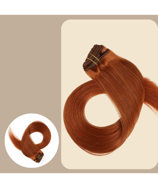 Laajennus Clips Premium Russian Hair Copper de l' environnement