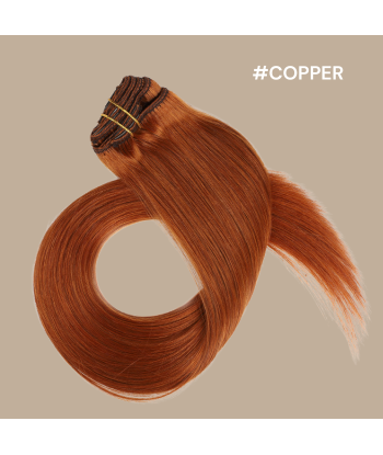 Laajennus Clips Premium Russian Hair Copper de l' environnement