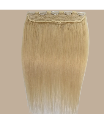 Extension à Clips Straight Blond Platine Mono Bande Maxi Volume Profitez des Offres !