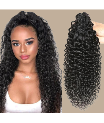 Queue de cheval Ponytail  Noir à Pince Naturel Remy Hair Kinky Curly sélection de produits