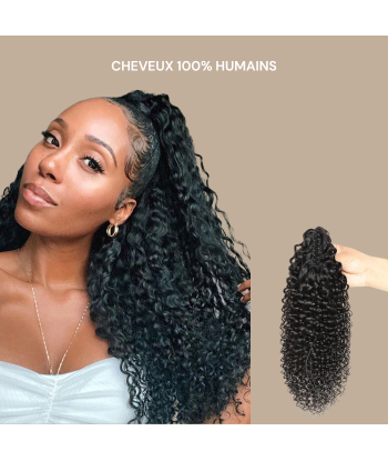 Queue de cheval Ponytail  Noir à Pince Naturel Remy Hair Kinky Curly sélection de produits