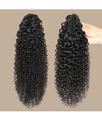 Queue de cheval Ponytail  Noir à Pince Naturel Remy Hair Kinky Curly sélection de produits