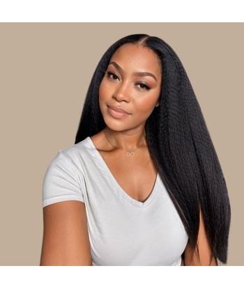 Black Yaki Straight Clip Extensions Dans la société mordern