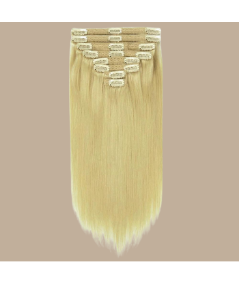 Blond platinum blond klipputvidelsessett Comparez et commandez 