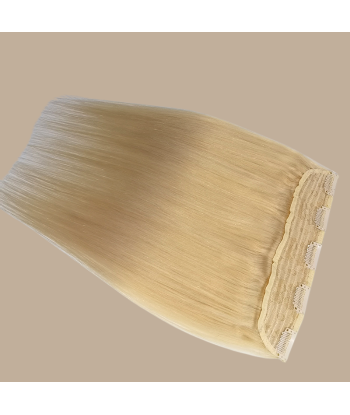 Rett blond klippforlengelse Platinum Mono Max Volume Strip vente chaude votre 