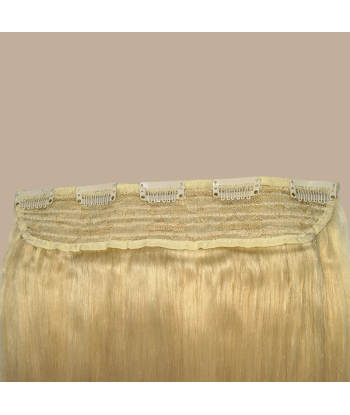 Rett blond klippforlengelse Platinum Mono Max Volume Strip vente chaude votre 