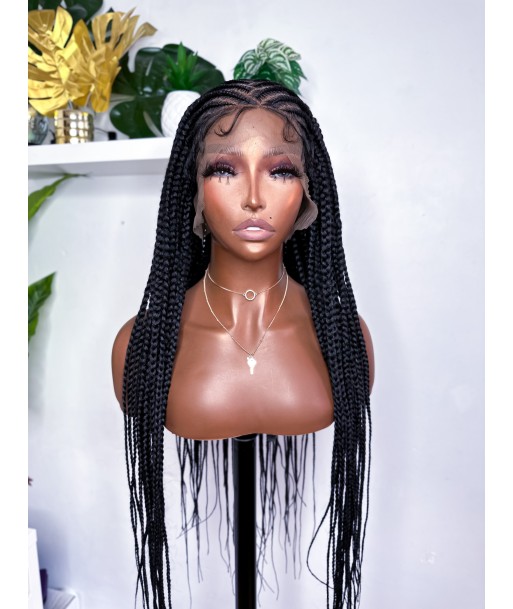 Sharon Glueless Braided Wig. les muscles