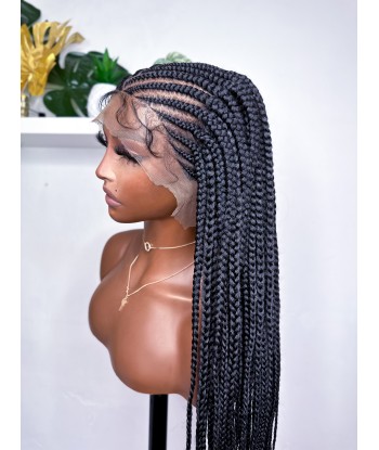 Sharon Glueless Braided Wig. les muscles