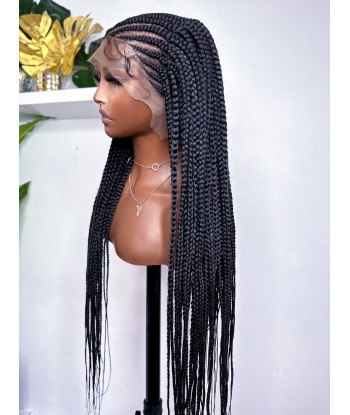 Sharon Glueless Braided Wig. les muscles