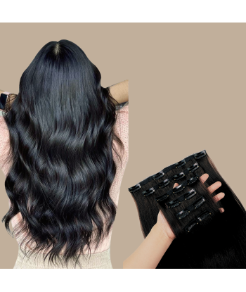 Laajennus Clips Premium Russian Hair 1B l'achat 