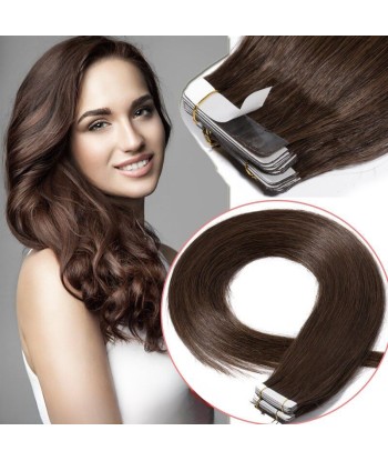 Extensions Adhésives / tapes raides Marron Chocolat offre 