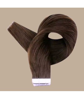 Extensions Adhésives / tapes raides Marron Chocolat offre 