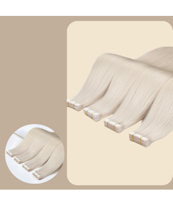 Premium russisk hår 1004 rette tape-extensions / klebeextensions pour bénéficier 