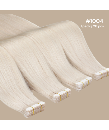 Premium russisk hår 1004 rette tape-extensions / klebeextensions pour bénéficier 