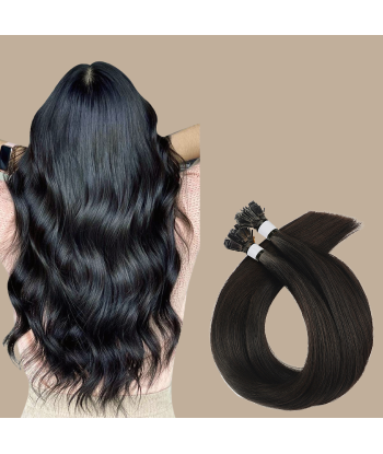 100 Premium Keratin Extensions med Flat Tip Amélioration de cerveau avec