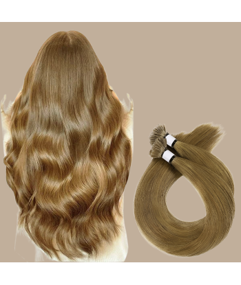 100 Premium Keratin Extensions med Flat Tip Amélioration de cerveau avec