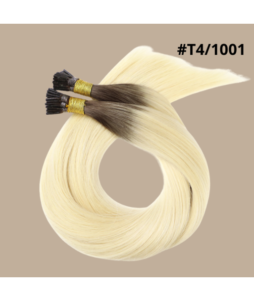 50 Premium Keratin Extensions Rett med I-Tip T4/1001 la livraison gratuite