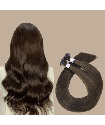 100 Keratin Extensions Rakt Premium med Platt Spets 4 votre